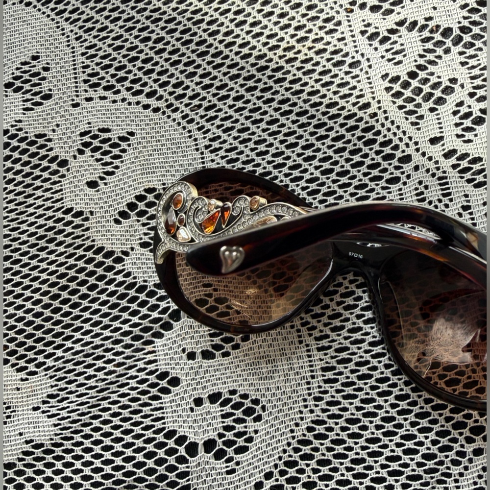 Brighton Brown Tortoiseshell Oversized Women's Sunglasses - Picture 4 of 4